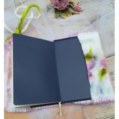 Romantische Buchhülle ink. Notizbuch Din A4