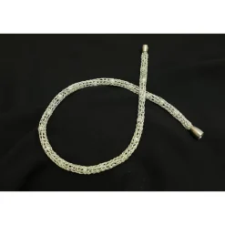 romantische Damen-Halskette aus Silberdraht, Perlenkette, Collier, Silberkette, Halskette von bcd manufaktur