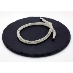 romantische Damen-Halskette aus Silberdraht, Perlenkette, Collier, Silberkette, Halskette von bcd manufaktur