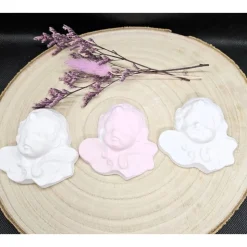 romantische Engelchen aus Raysin in weiß oder rosa