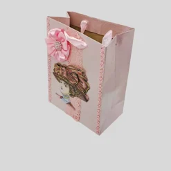 Romantische Geschenktasche Gründerzeitstil Rosa