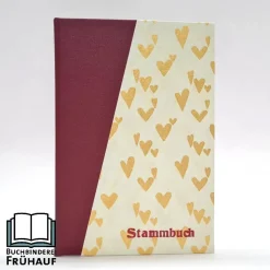 Romantisches Stammbuch mit Prägung Standardformat