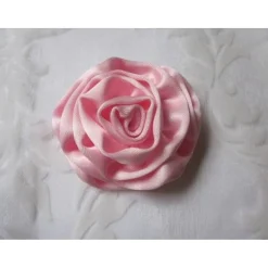 Rosa Braut Haarklammer Haarblume für Hochzeit Accessoire "Chérie" elegant edel