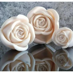 Rosen Kerzen I Blumen Kerze I Muttertag I Tischdekoration I Stumpenkerzen I Sojawachs I Trend I Hingucker I Home Decor