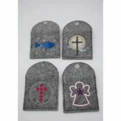 Rosenkranztasche passend zur Gotteslobhülle Geschenk Kommunion Firmung Rosenkranz religiös