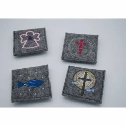 Rosenkranztasche passend zur Gotteslobhülle Geschenk Kommunion Firmung Rosenkranz religiös