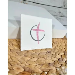 Rosenkranztäschchen Rosenkranz Kommunion Firmung aus Kunstleder - gern personalisiert