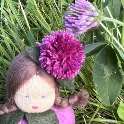 Rotklee/Wiesenklee Mini - Blumenkind - Jahreszeitentisch - Frühling