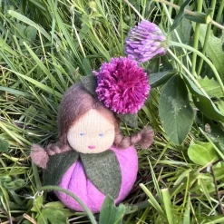 Rotklee/Wiesenklee Mini - Blumenkind - Jahreszeitentisch - Frühling