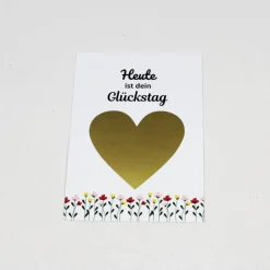 Rubbelkarte Rubbellose selber machen Gutscheinkarten zum Selbstausfüllen Schwangerschaftsankündigung Valentinstag Mutter