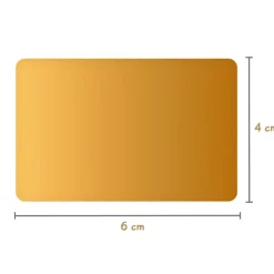 Rubbelkarte zum selbstbeschriften Golden Ticket Gutschein Rubbellos