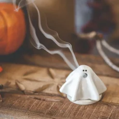 Räuchergespenst aus Keramik - Kleines Gespenst zum räuchern