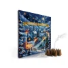 Räucherkegel Adventskalender,  24 x 2 Kegel, handgefertigt