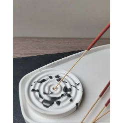 Räucherstäbchen-Set Profiplast 200 – Handgefertigtes Tablett & Halter, modernes Design, Möbel-Schutz