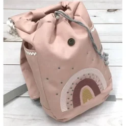 Rucksack mit Namen,  Rucksack mit Regenbogen, Kindergartenrucksack, Nstyle Fashion