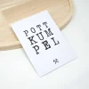 Ruhrpott Sprüche Karte A6 mit Umschlag | Minimalistische Pott Grußkarte Pott Kumpel