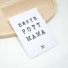 Ruhrpott Sprüche Karte A6 mit Umschlag | Minimalistische Pott Grußkarte Beste Pott Mama