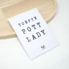 Ruhrpott Sprüche Karte A6 mit Umschlag | Minimalistische Pott Grußkarte Töfte Pott Lady