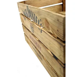 Rustikale Whiskeykiste Holzkiste mit Whisky Branding Vintage Geschenkekiste Bücherkiste Getränkekiste Bar Geschenkkorb Männer Vatertag Deko