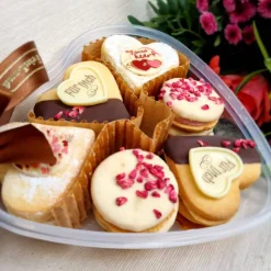 Sag es mit Herzen 350g (36Eur pro Kg) zu Valentinstag, Muttertag, Kekse und Plätzchen wie selbstgebacken von FeinLa