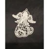 S-AH0001-005 Lace gestickte Anhänger Weihnachten - Handmade - Engel02