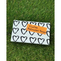 SALE -30% (Code: NEUEABENTEUER) |Kleine Mutmacher-Raupe aus bunten Perlen – mit Text & Schlaufe - Geschenk zum Aufmunter