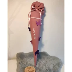 SALE Schultüte aus Musselin Schmetterling 70cm