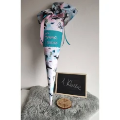 SALE Schultüte aus Stoff Meerestiere 70cm