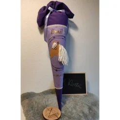 SALE Schultüte aus Stoff Pferdeliebe 70cm