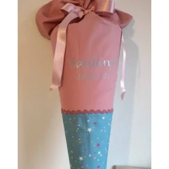 SALE Schultüte aus Stoff Sterne 70cm