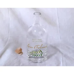 Sandzeremonie Glas mit Holzdeckel Hochzeitsbrauch Windlicht Design Farn