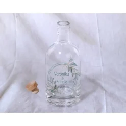 Sandzeremonie Glas mit Holzdeckel Hochzeitsbrauch Windlicht Design Salbei rund