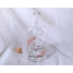 Sandzeremonie Glas mit Holzdeckel Hochzeitsbrauch Windlicht Design Rosarot