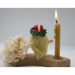 Santa Lucia - Stecker - Advent - Jahreszeitentisch - Geburtstagsring - Stecker - Weihnachten - Art. Nr. WI3