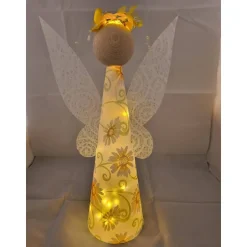 Saskia Blumenelfe Blumenfee Lichterengel LED und Timer