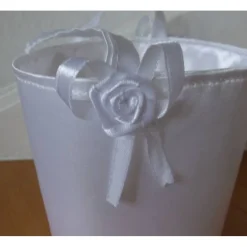 Satinkörbchen für Blumenkinder zum Rosenblätterstreuen Hochzeit