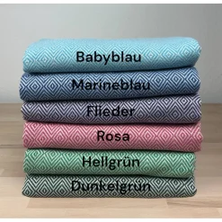 Saunatuch mit Namen aus Baumwolle, 100x180 bestickt Geschenk Geburtstag JGA Abitur Abschluss Geschenk Muttertagsgeschenk