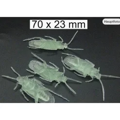 Schaben - Kunststoff - leuchten im Dunkeln - ca. 70x23 mm - 7718