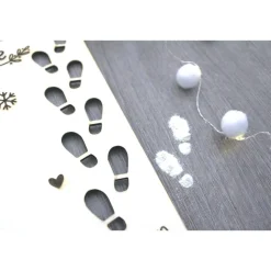 Schablone Wichtelspuren Wichteltür