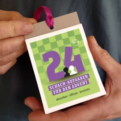 Schach-Adventskalender: 24 Matt-Aufgaben in 2 und 3 Zügen für Kinder & Erwachsene