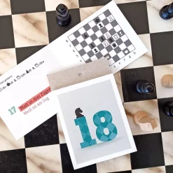 Schach-Adventskalender: 24 Matt-Aufgaben in 2 und 3 Zügen für Kinder & Erwachsene