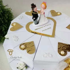 Schachteltorte Torte GOLDENE HOCHZEIT 2stöck.