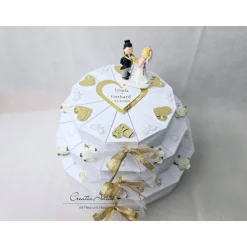 Schachteltorte Torte GOLDENE HOCHZEIT 3-stöckig