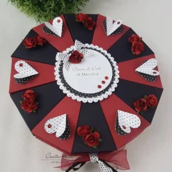 Schachteltorte Torte ROCKABILLY Hochzeit - Geldgeschenkverpackung