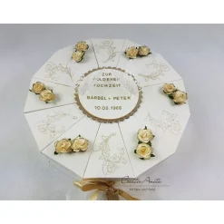 Schachteltorte Torte VINTAGE Goldene Hochzeit