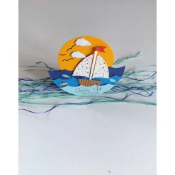 Schaukelkarte, Deko zur Konfirmation, Kommunion, Firmung, Taufe