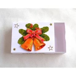 Schiebeschachtel (Nr. W5) 3D-Motiv Glocken