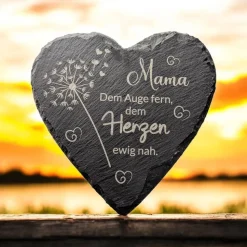 Schieferplatte, Gedenkstein , Grabschmuck personalisiert, Gedenktafel, ab 20cm