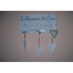 Schild "Willkommen bei Oma /Oma&Opa/Opa