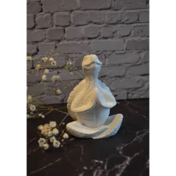 Schildkröte Yoga aus Gips